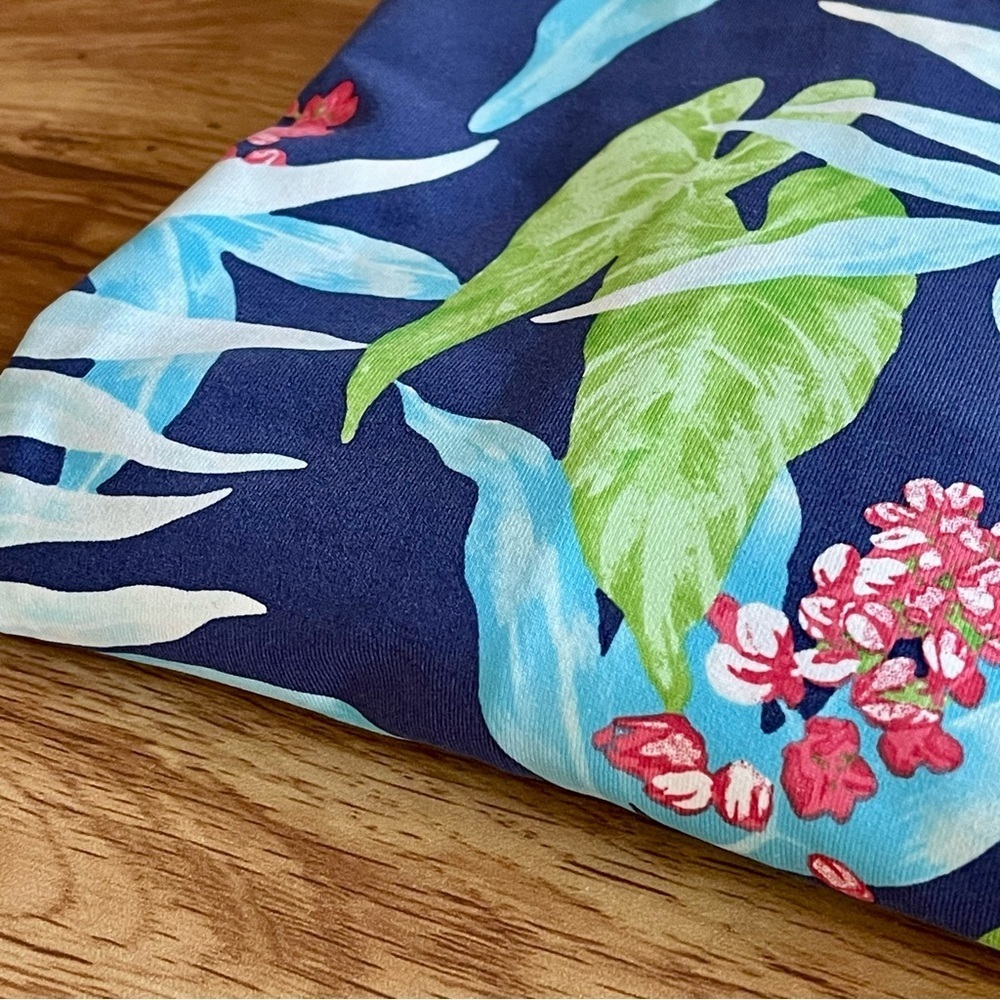J. McLaughlin Sophia Tropical Print Knit Dress S Resort Wear Coastal Chic - Picture 10 of 11